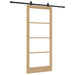 Ușă glisantă ORKDAL Natural și Negru 93 x 211 cm - WALTI WALTI