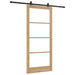Ușă glisantă ORKDAL Natural și Negru 93 x 211 cm - WALTI WALTI