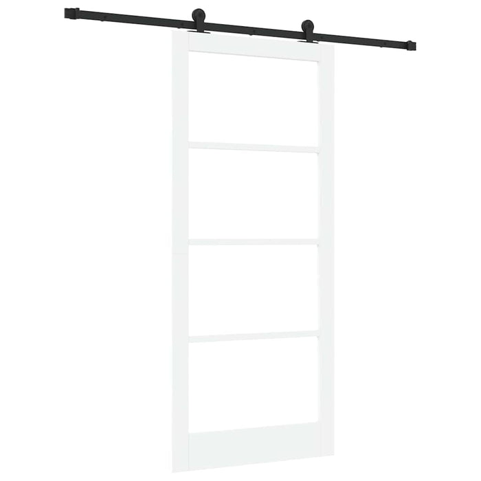 Ușă glisantă ORKDAL Alb și negru 93 x 211 cm - WALTI WALTI