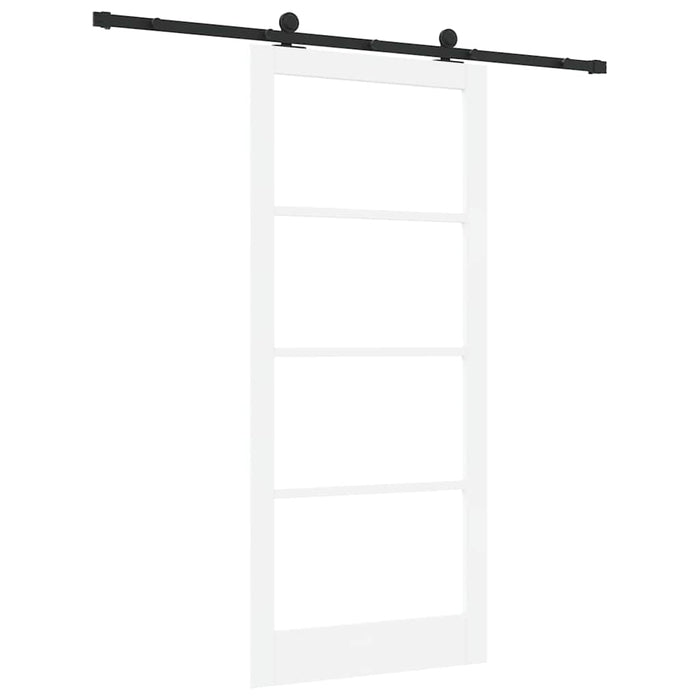 Ușă glisantă ORKDAL Alb și negru 93 x 211 cm - WALTI WALTI
