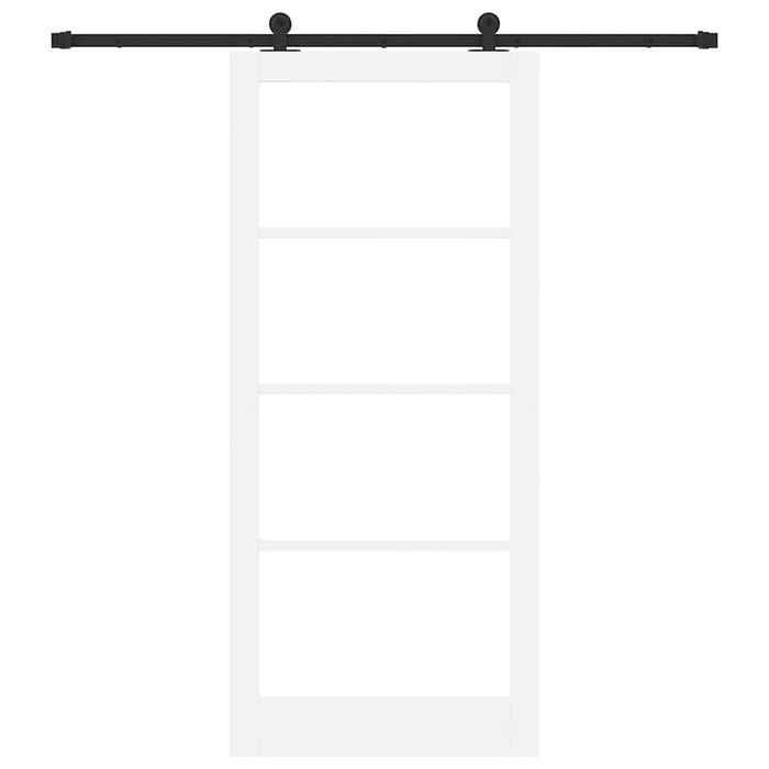 Ușă glisantă ORKDAL Alb și negru 93 x 211 cm - WALTI WALTI