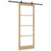 Ușă glisantă ORKDAL Natural și Negru 93 x 232 cm - WALTI WALTI