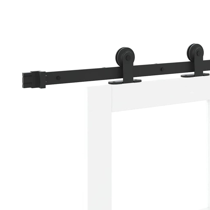 Ușă glisantă ORKDAL Alb și negru 93 x 232 cm - WALTI WALTI
