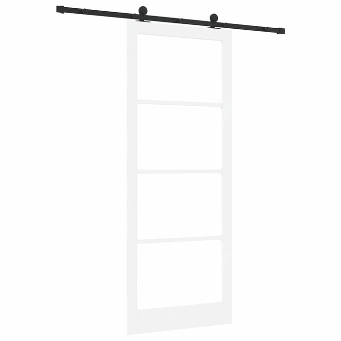 Ușă glisantă ORKDAL Alb și negru 93 x 232 cm - WALTI WALTI