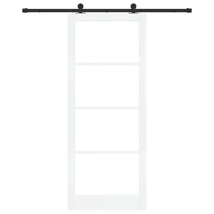 Ușă glisantă ORKDAL Alb și negru 93 x 232 cm - WALTI WALTI