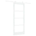 Ușă glisantă ORKDAL Alb 83 x 202 cm Lemn masiv de pin și sticlă - WALTI WALTI