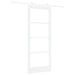 Ușă glisantă ORKDAL Alb 83 x 202 cm Lemn masiv de pin și sticlă - WALTI WALTI
