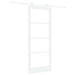 Ușă glisantă ORKDAL Alb 83 x 202 cm Lemn masiv de pin și sticlă - WALTI WALTI