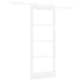 Ușă glisantă ORKDAL Alb 83 x 202 cm Lemn masiv de pin și sticlă - WALTI WALTI
