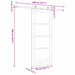Ușă glisantă ORKDAL Alb 83 x 202 cm Lemn masiv de pin și sticlă - WALTI WALTI