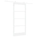 Ușă glisantă ORKDAL Alb 93 x 202 cm Lemn masiv de pin și sticlă - WALTI WALTI