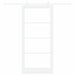 Ușă glisantă ORKDAL Alb 93 x 202 cm Lemn masiv de pin și sticlă - WALTI WALTI