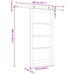 Ușă glisantă ORKDAL Alb 93 x 202 cm Lemn masiv de pin și sticlă - WALTI WALTI