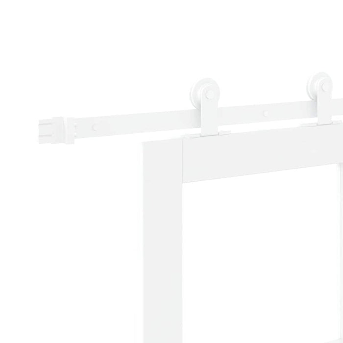 Ușă glisantă ORKDAL Alb 93 x 232 cm Lemn masiv de pin și sticlă - WALTI WALTI