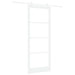 Ușă glisantă ORKDAL Alb 93 x 232 cm Lemn masiv de pin și sticlă - WALTI WALTI