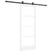 Ușă glisantă ORKDAL Alb 83 x 202 cm Lemn masiv de pin și sticlă - WALTI WALTI