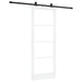 Ușă glisantă ORKDAL Alb 83 x 211 cm Lemn masiv de pin și sticlă - WALTI WALTI