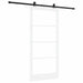 Ușă glisantă ORKDAL Alb 93 x 202 cm Lemn masiv de pin și sticlă - WALTI WALTI