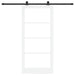 Ușă glisantă ORKDAL Alb 93 x 202 cm Lemn masiv de pin și sticlă - WALTI WALTI
