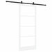 Ușă glisantă ORKDAL Alb 93 x 211 cm Lemn masiv de pin și sticlă - WALTI WALTI