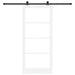 Ușă glisantă ORKDAL Alb 93 x 211 cm Lemn masiv de pin și sticlă - WALTI WALTI