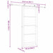 Ușă glisantă ORKDAL Alb 93 x 211 cm Lemn masiv de pin și sticlă - WALTI WALTI