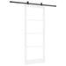 Ușă glisantă ORKDAL Alb 93 x 232 cm Lemn masiv de pin și sticlă - WALTI WALTI