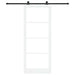 Ușă glisantă ORKDAL Alb 93 x 232 cm Lemn masiv de pin și sticlă - WALTI WALTI