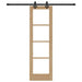 Ușă glisantă ORKDAL Natural și Negru 61 x 198,5 cm - WALTI WALTI