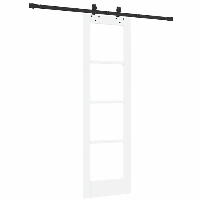 Ușă glisantă ORKDAL Alb și negru 61 x 198,5 cm - WALTI WALTI