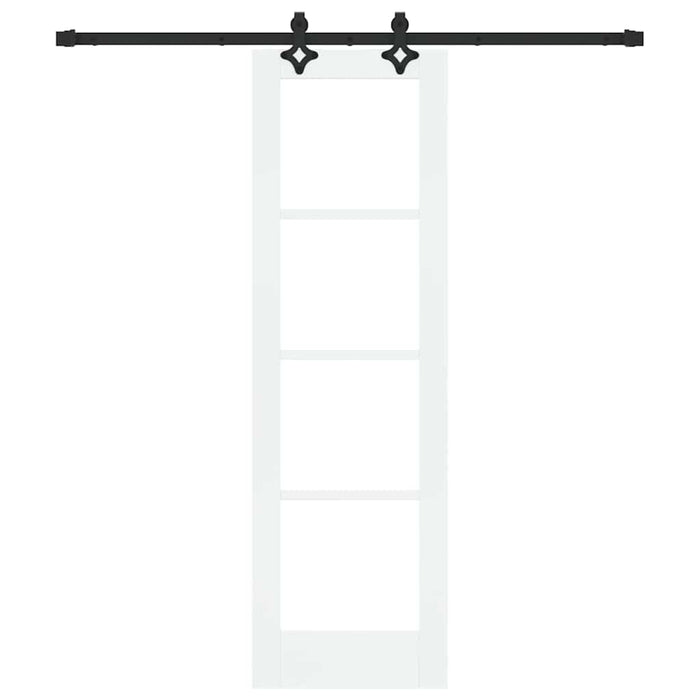 Ușă glisantă ORKDAL Alb și negru 61 x 198,5 cm - WALTI WALTI