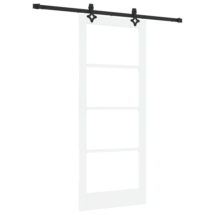 Ușă glisantă ORKDAL Alb și negru 83 x 202 cm - WALTI WALTI