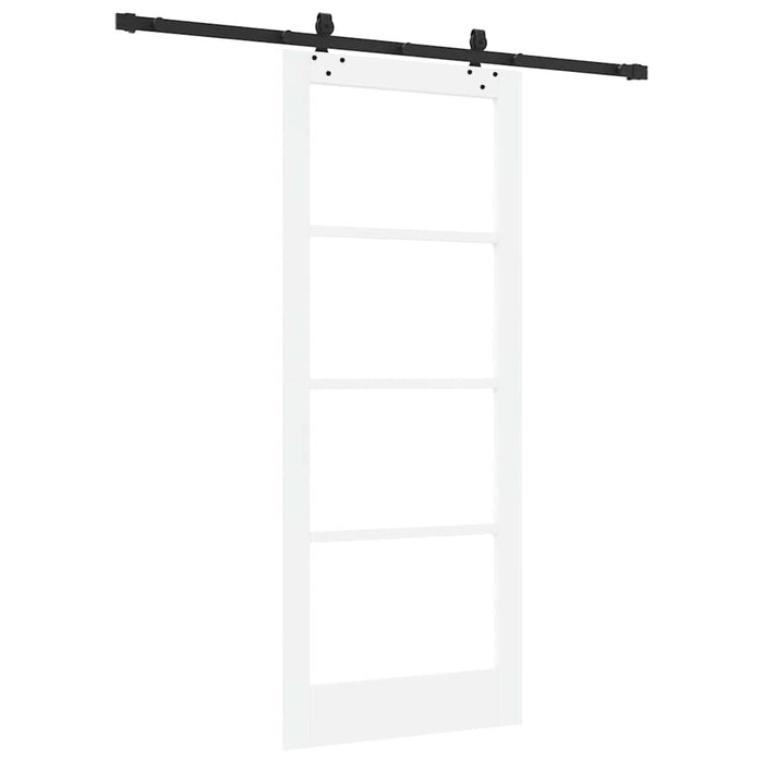 Ușă glisantă ORKDAL Alb și negru 83 x 202 cm - WALTI WALTI
