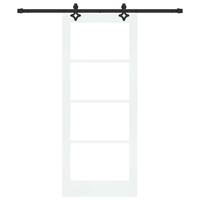 Ușă glisantă ORKDAL Alb și negru 83 x 202 cm - WALTI WALTI