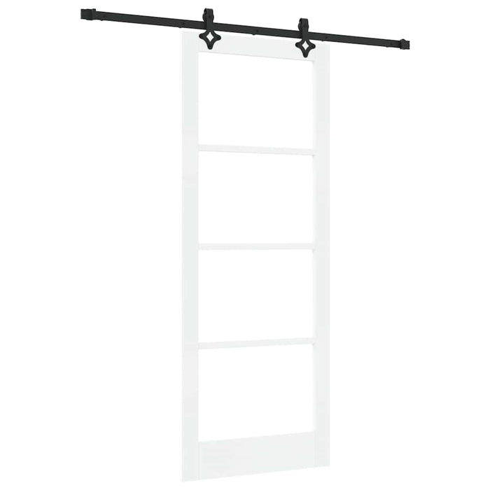 Ușă glisantă ORKDAL Alb și negru 83 x 211 cm - WALTI WALTI