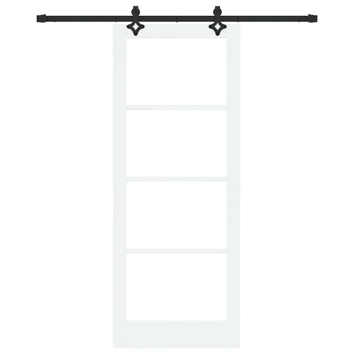 Ușă glisantă ORKDAL Alb și negru 83 x 211 cm - WALTI WALTI