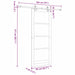 Ușă glisantă ORKDAL Alb și negru 83 x 211 cm - WALTI WALTI
