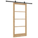 Ușă glisantă ORKDAL Natural și Negru 93 x 202 cm - WALTI WALTI