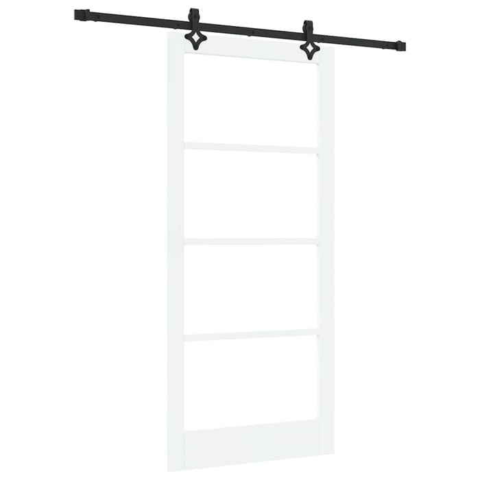 Ușă glisantă ORKDAL Alb și negru 93 x 202 cm - WALTI WALTI