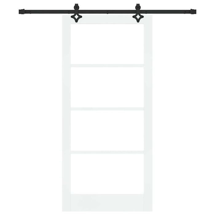 Ușă glisantă ORKDAL Alb și negru 93 x 202 cm - WALTI WALTI