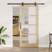 Ușă glisantă ORKDAL Natural și Negru 93 x 211 cm - WALTI WALTI