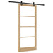 Ușă glisantă ORKDAL Natural și Negru 93 x 211 cm - WALTI WALTI