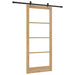 Ușă glisantă ORKDAL Natural și Negru 93 x 211 cm - WALTI WALTI