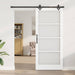 Ușă glisantă ORKDAL Alb și negru 93 x 211 cm - WALTI WALTI
