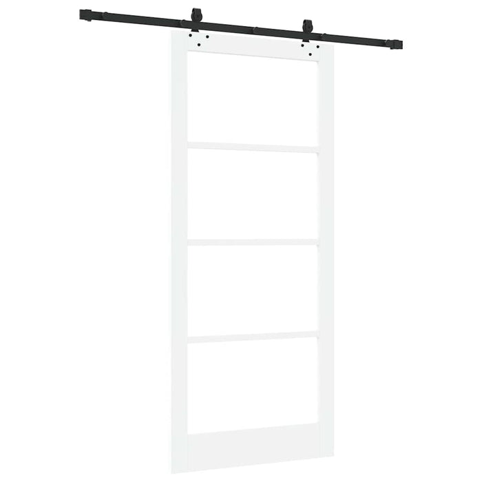 Ușă glisantă ORKDAL Alb și negru 93 x 211 cm - WALTI WALTI