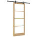 Ușă glisantă ORKDAL Natural și Negru 93 x 232 cm - WALTI WALTI