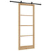 Ușă glisantă ORKDAL Natural și Negru 93 x 232 cm - WALTI WALTI