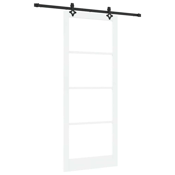 Ușă glisantă ORKDAL Alb și negru 93 x 232 cm - WALTI WALTI