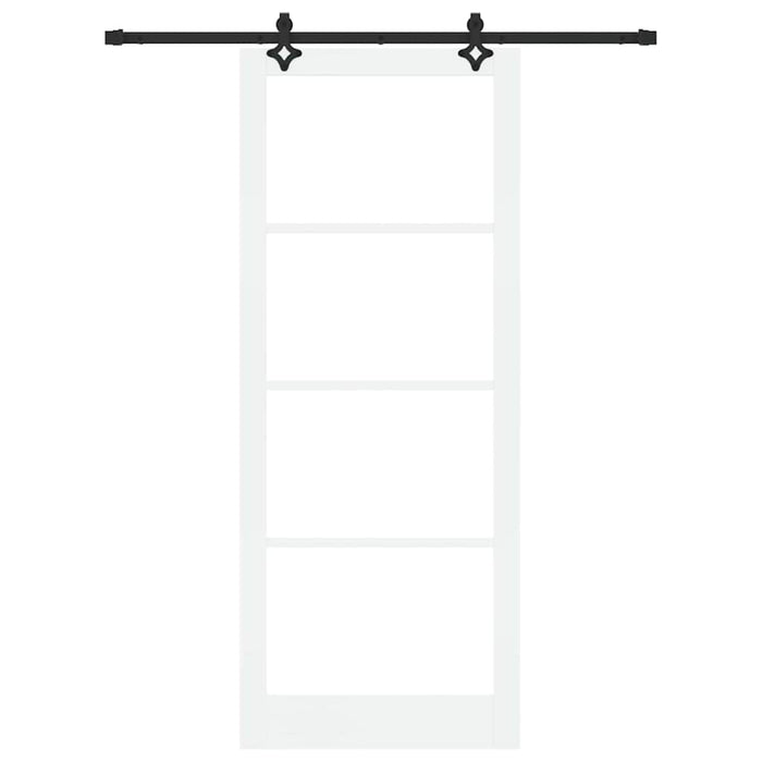 Ușă glisantă ORKDAL Alb și negru 93 x 232 cm - WALTI WALTI