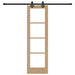 Ușă glisantă ORKDAL Natural și Negru 61 x 198,5 cm - WALTI WALTI